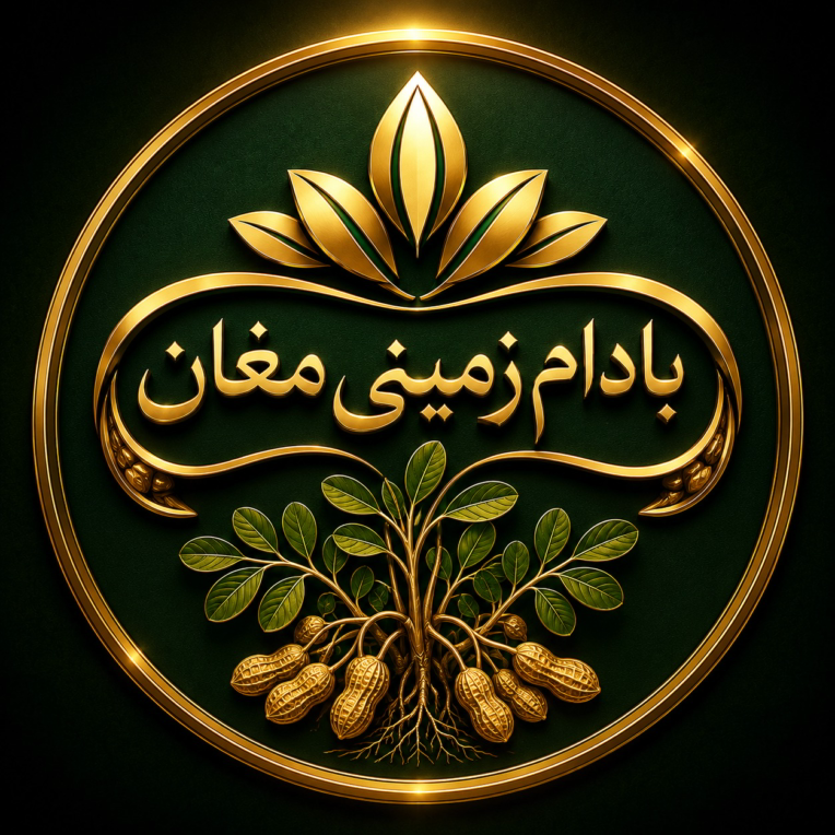 طراحی لوگو و هویت بصری برند بادام زمینی