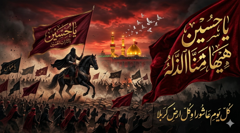 پوستر محرم  با  محوریت  مقاومت