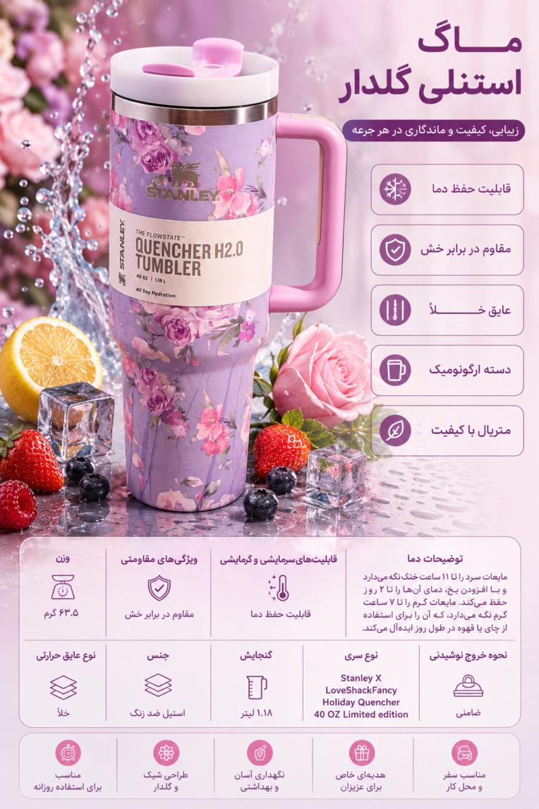طراحی تایپوگرافی و پوستر معرفی محصول برای آنلاین‌شاپ