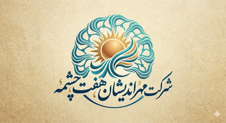 طراحی لوگو برای شرکت مهراندیشان هفت چشمه