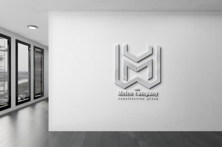 پکیج طراحی لوگو حرفه ای برای شرکت ساخت و ساز ساختمان