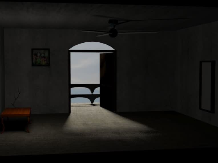 "Interior Mood Light Render 3D"