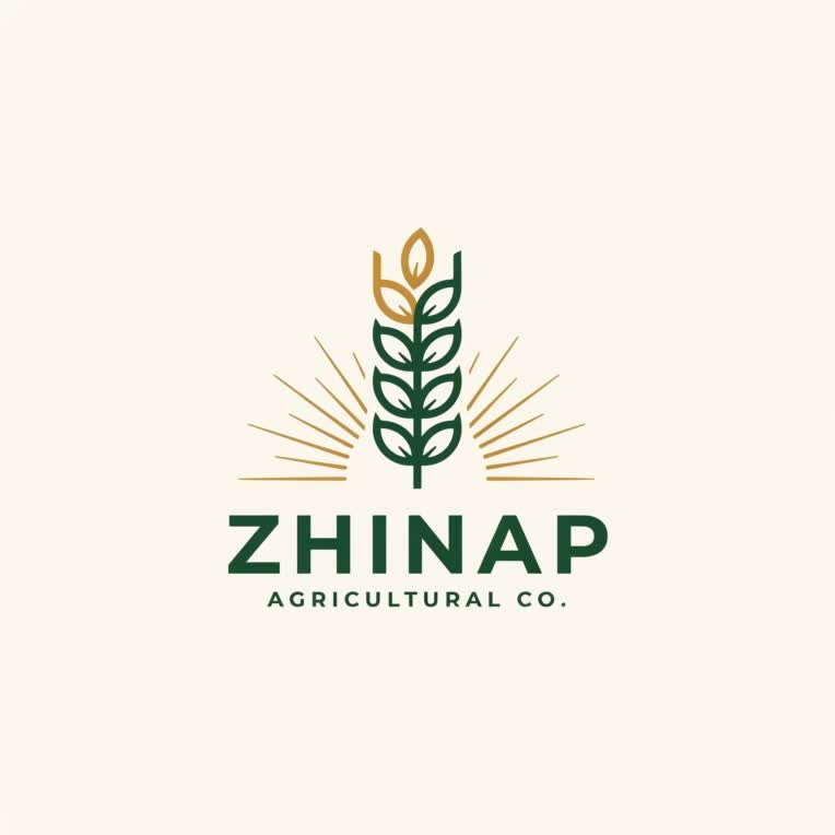 طراحی لوگو برای شرکت کشاورزی zhinap