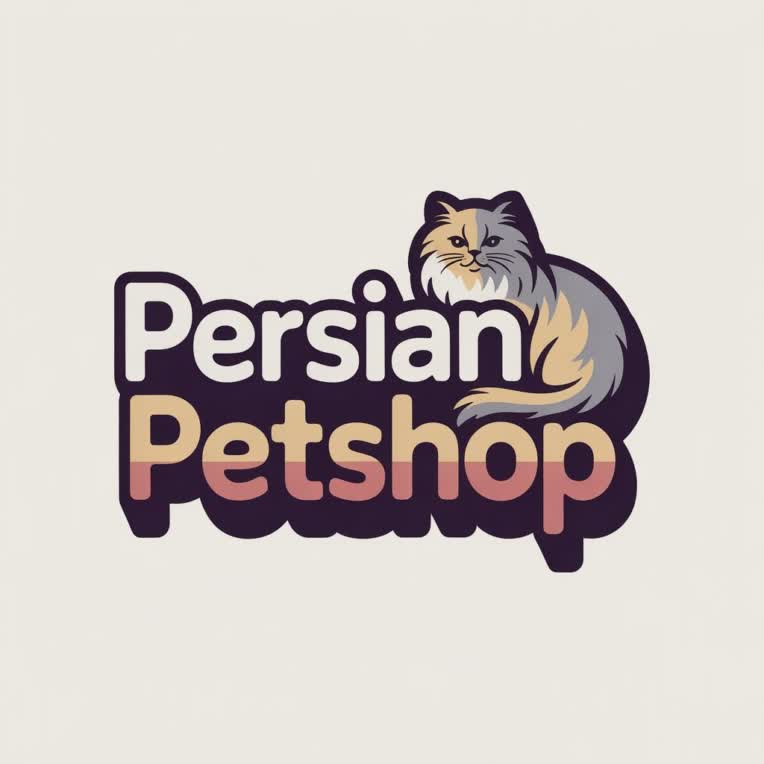 طراحی لوگو برای فروشگاه حیوانات Persian Petshop