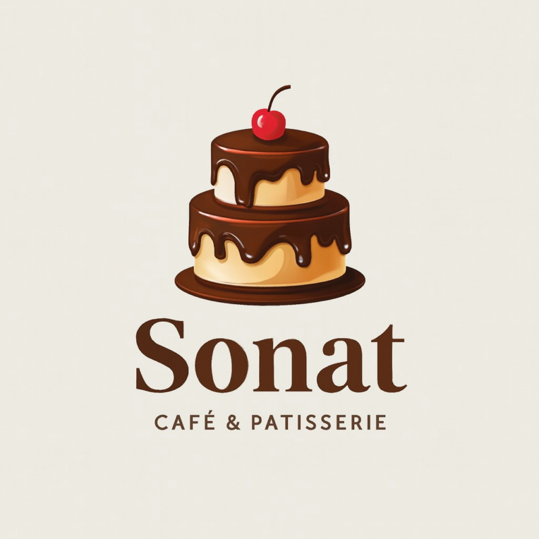 طراحی لوگوی SONAT Cafe & Pastry Shop