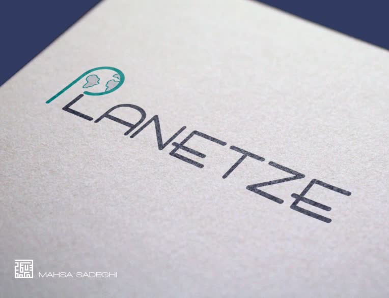طراحی لوگو و هویت بصری برند Planetze