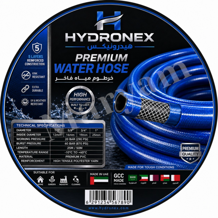 طراحی هویت بصری و بسته‌بندی صنعتی برای برند HYDRONEX