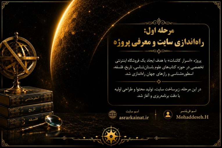 راه‌اندازی فروشگاه تخصصی کتاب و تولید محتوای حرفه‌ای
