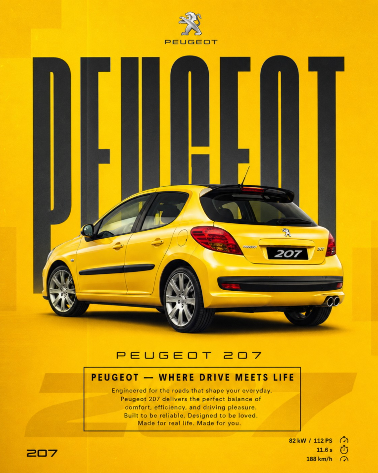 طراحی پوستر تبلیغاتی خودرو لوکس | Automotive Advertising Poster Design