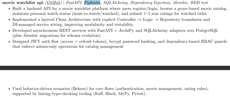 movie watchlist api for training