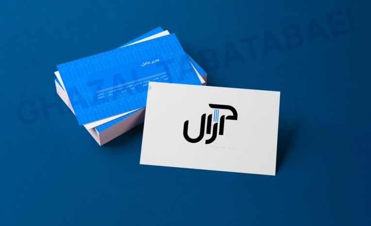 طراحی کارت ویزیت برند شیرآلات آرال