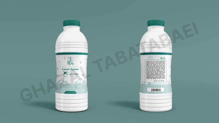 طرای لیبل برای برند لدورا و پالود