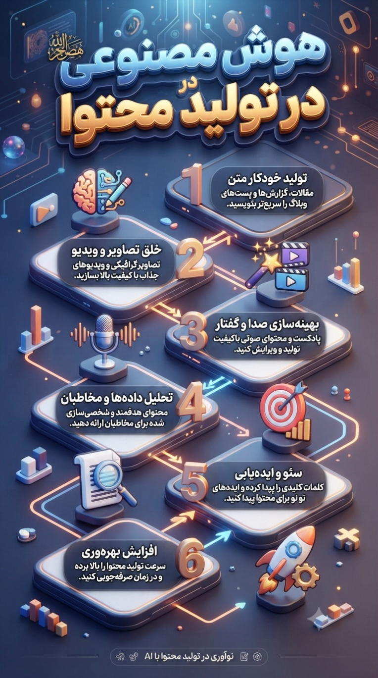 طراحی اینفوگرافیک آموزشی و تبلیغاتی با گرافیک چشم‌نواز