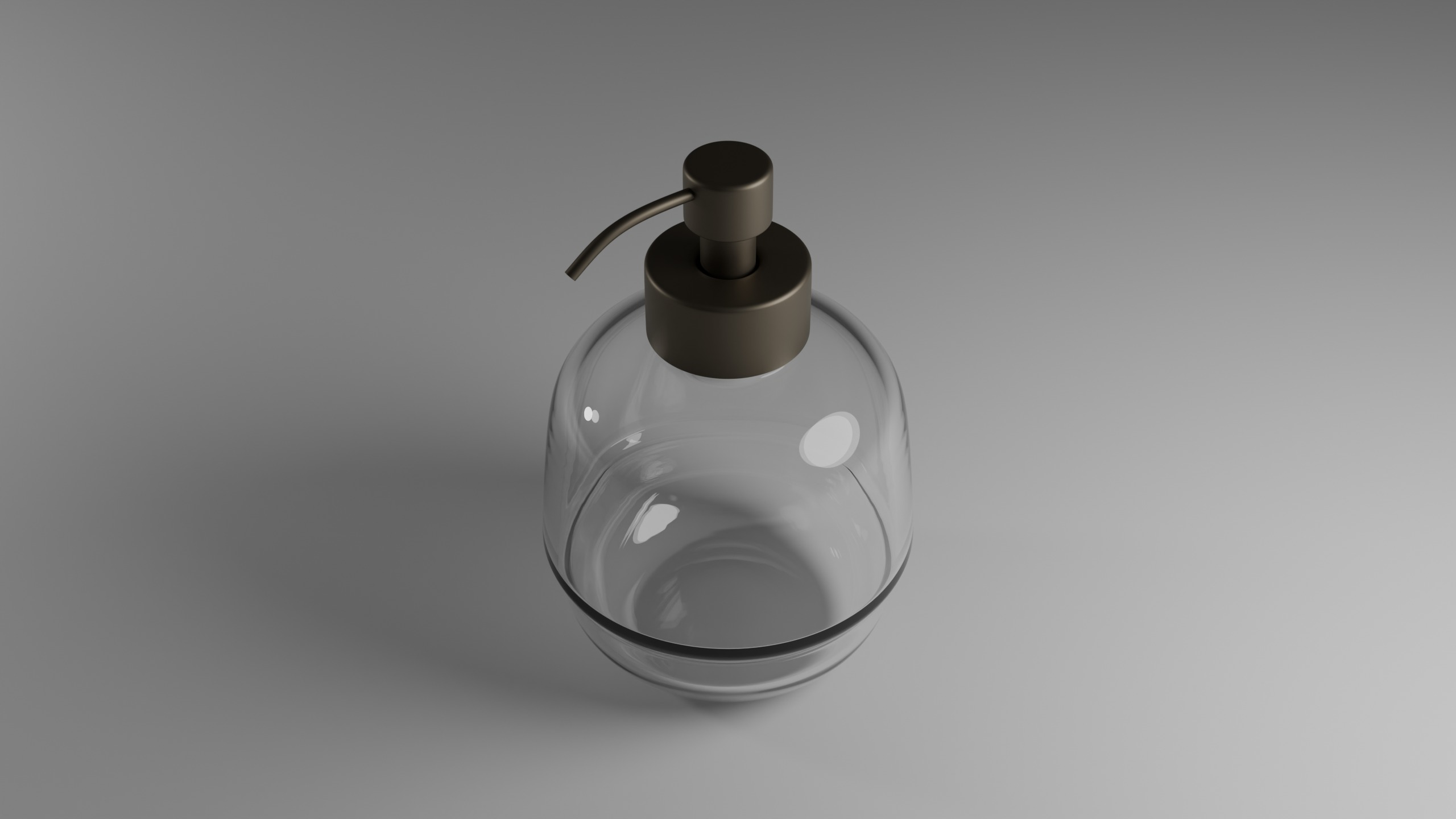 Twp type of a hand wash bottle 3d mesh product visualization