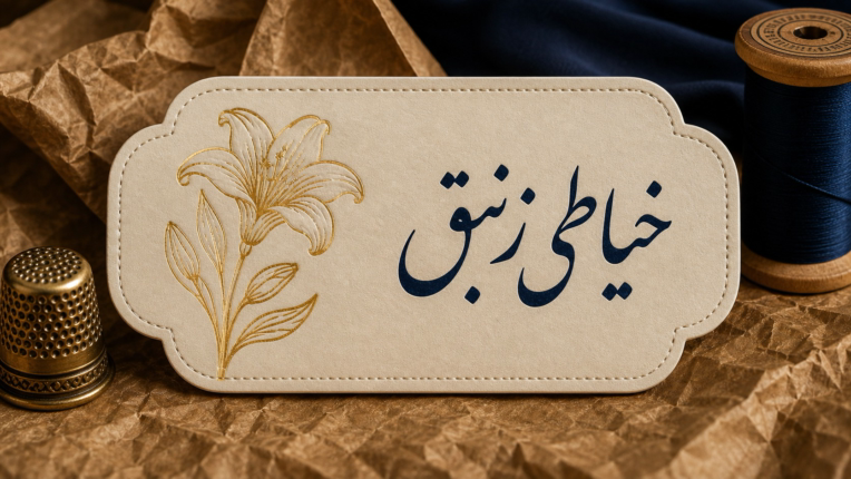 کارت ویزیت تخصصی خیاط با متد های روز