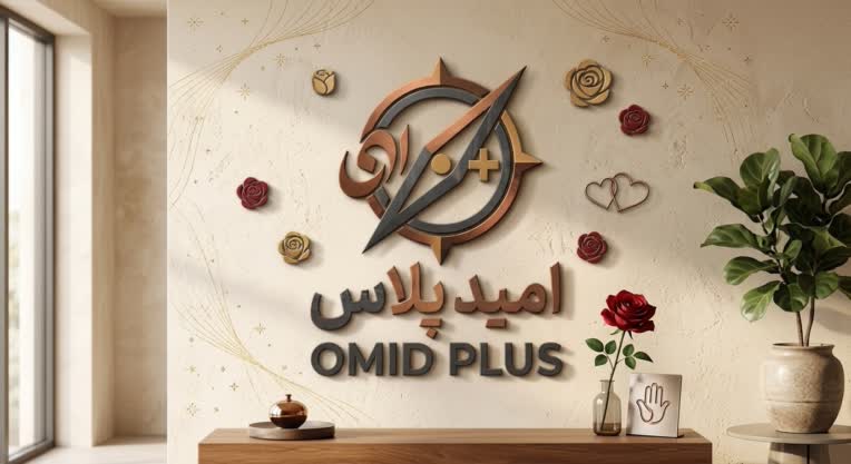 طراحی لوگو امید پلاس در کارلنسر