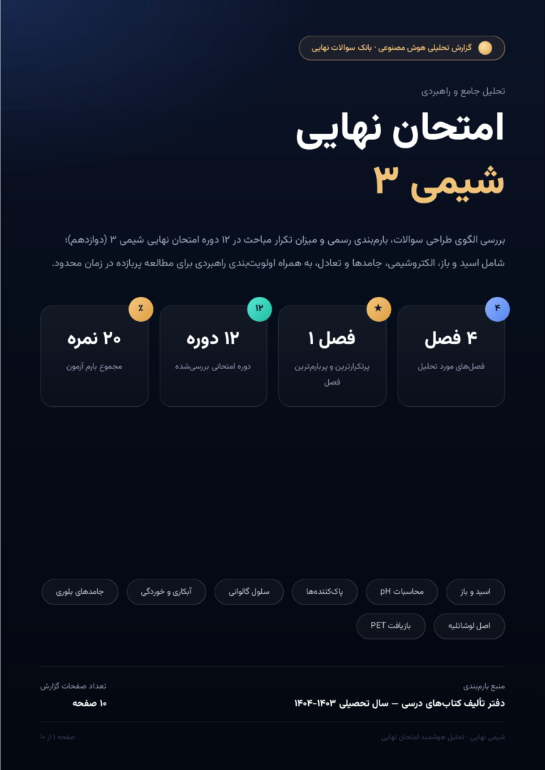 اولین نمونه تبدیل 14 منبع مختلف به یک pdf نکته نامه