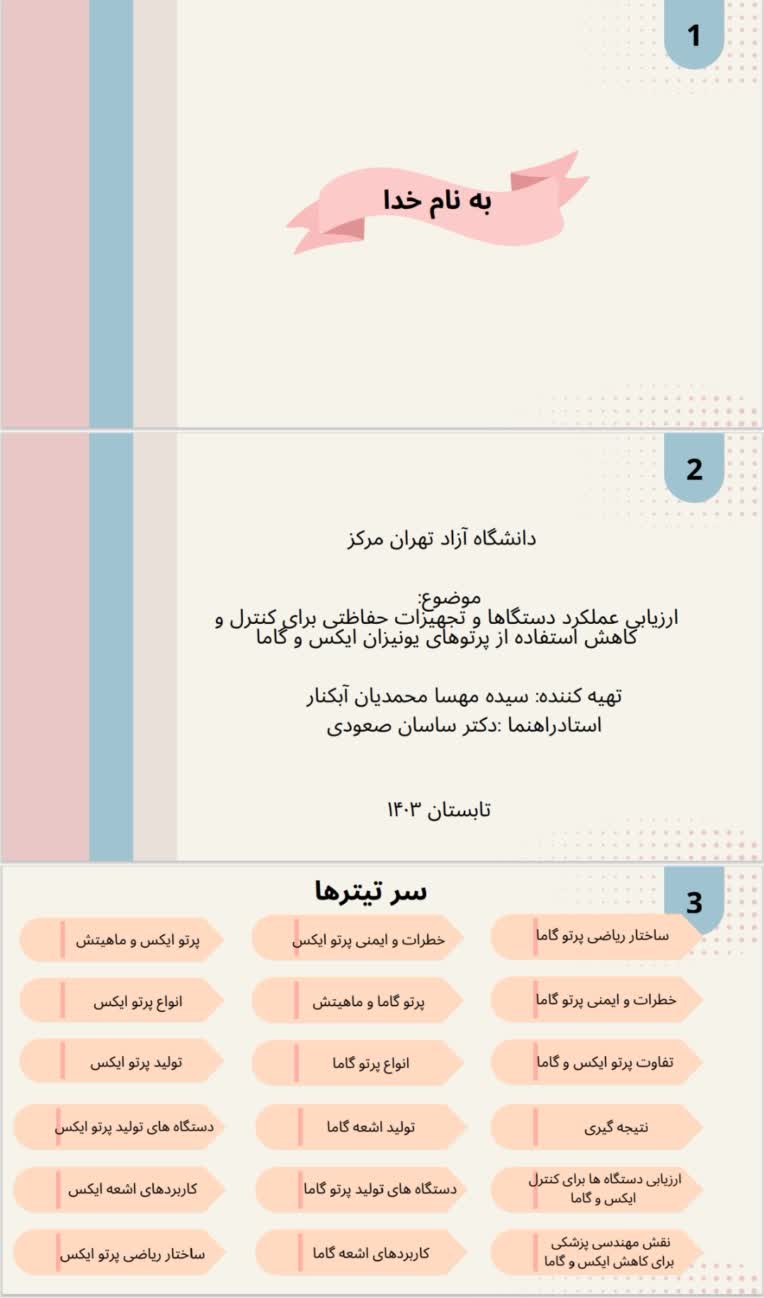 طراحی و تهیه پاورپوینت پروژه دانشگاهی