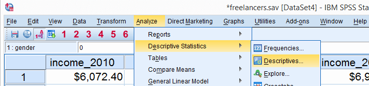 تحلیل داده در spss