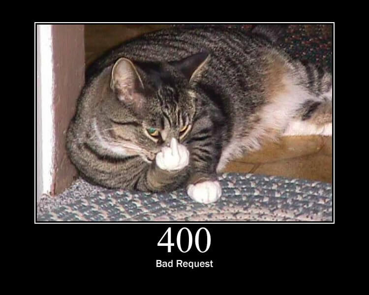 کدهای وضعیت 400