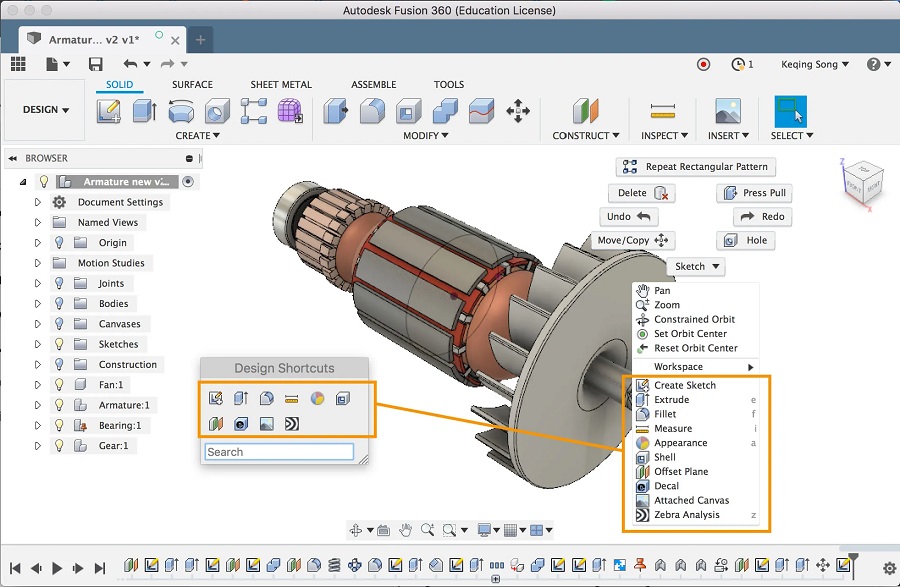 نرم افزار Autodesk Fusion 360