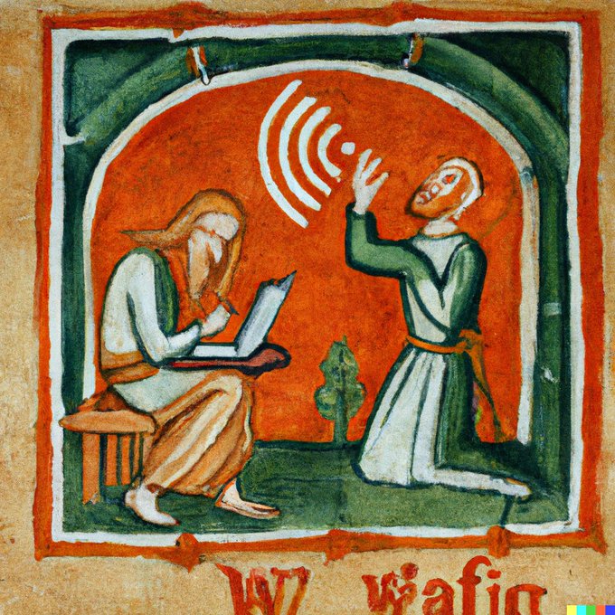 دال-ای 2 - خرابی وای فای در قرون وسطا