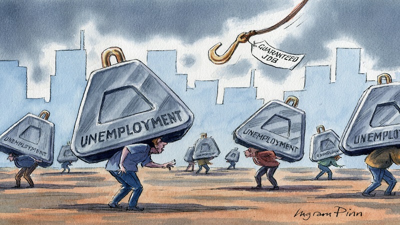 شاخص بیکاری در درک اقتصادی
