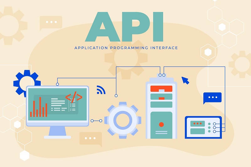 توضیح مفهوم API در قالب عکس