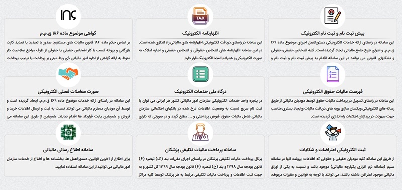 سایت سازمان امور مالیاتی