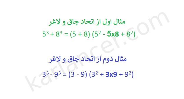 مثال اتحاد چاق و لاغر