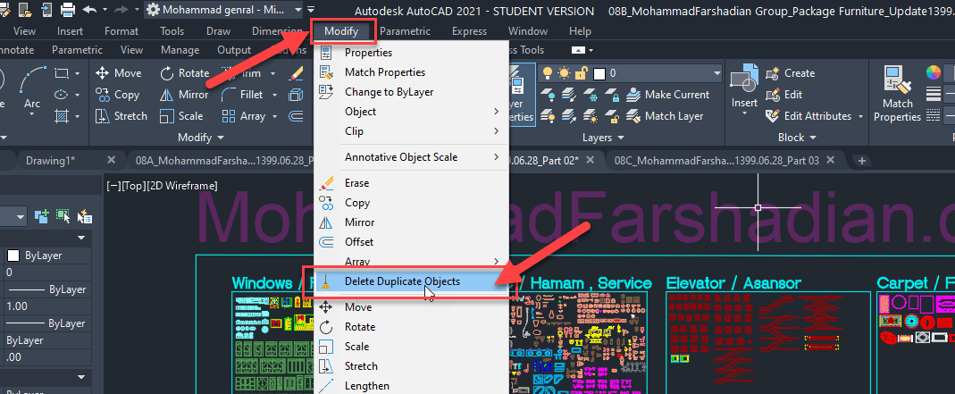 آموزش کاهش حجم فایل‌های اتوکد AutoCAD
