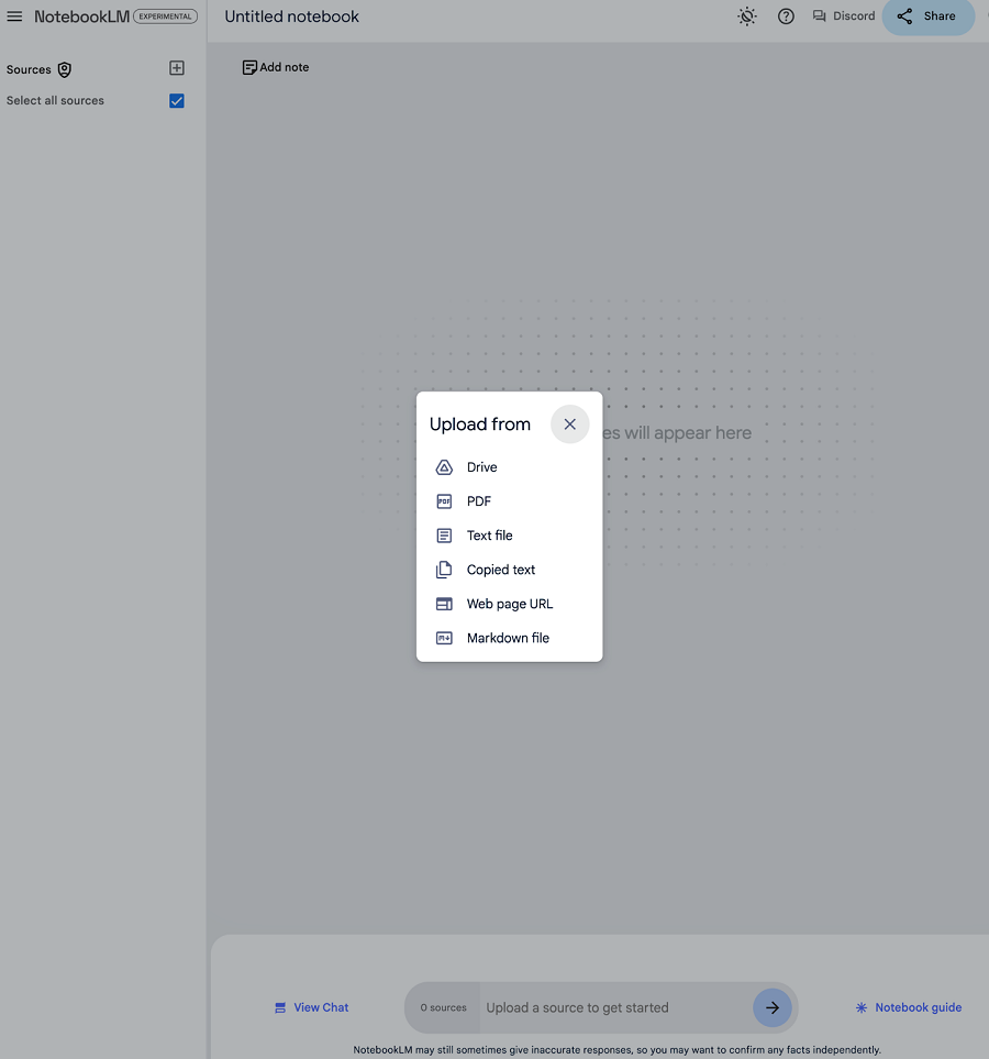 هوش مصنوعی NotebookLM