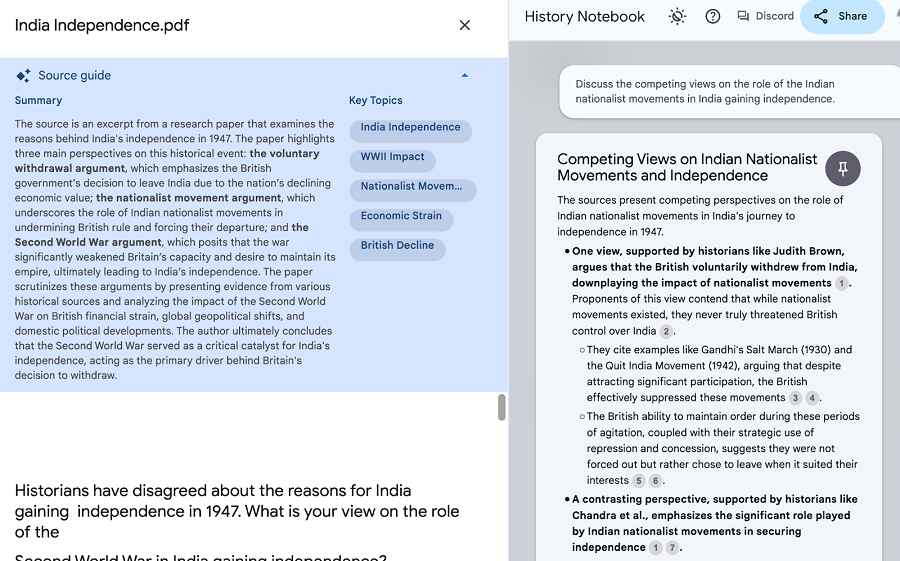 هوش مصنوعی NotebookLM